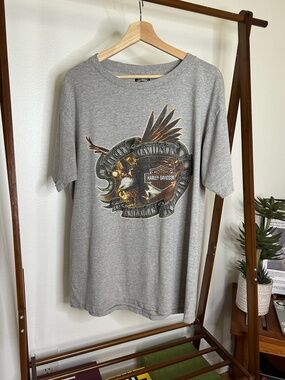 Vintage 2006 Harley Davidson St. Paul Grey Tee Size Large